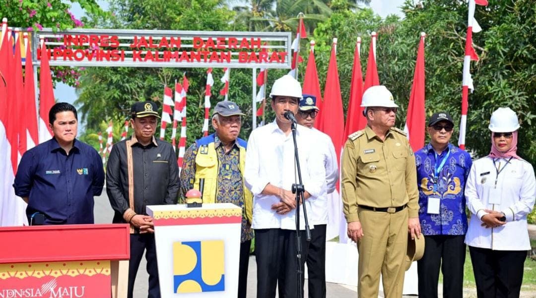 Presiden Resmikan 24 Ruas Jalan di Kalimantan Barat