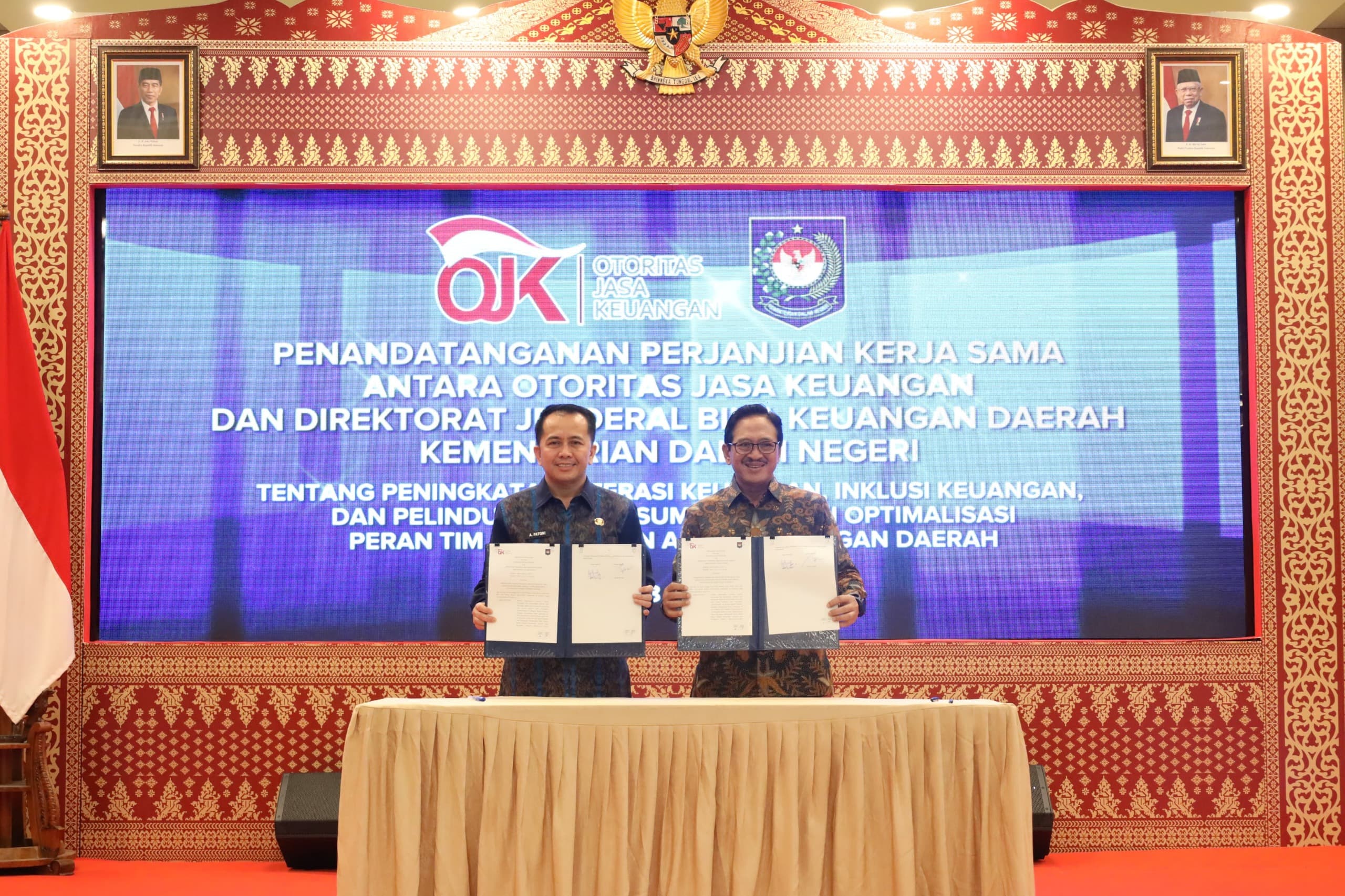OJK dan Kemendagri Sepakat Perkuat Tim Percepatan Akses Keuangan Daerah