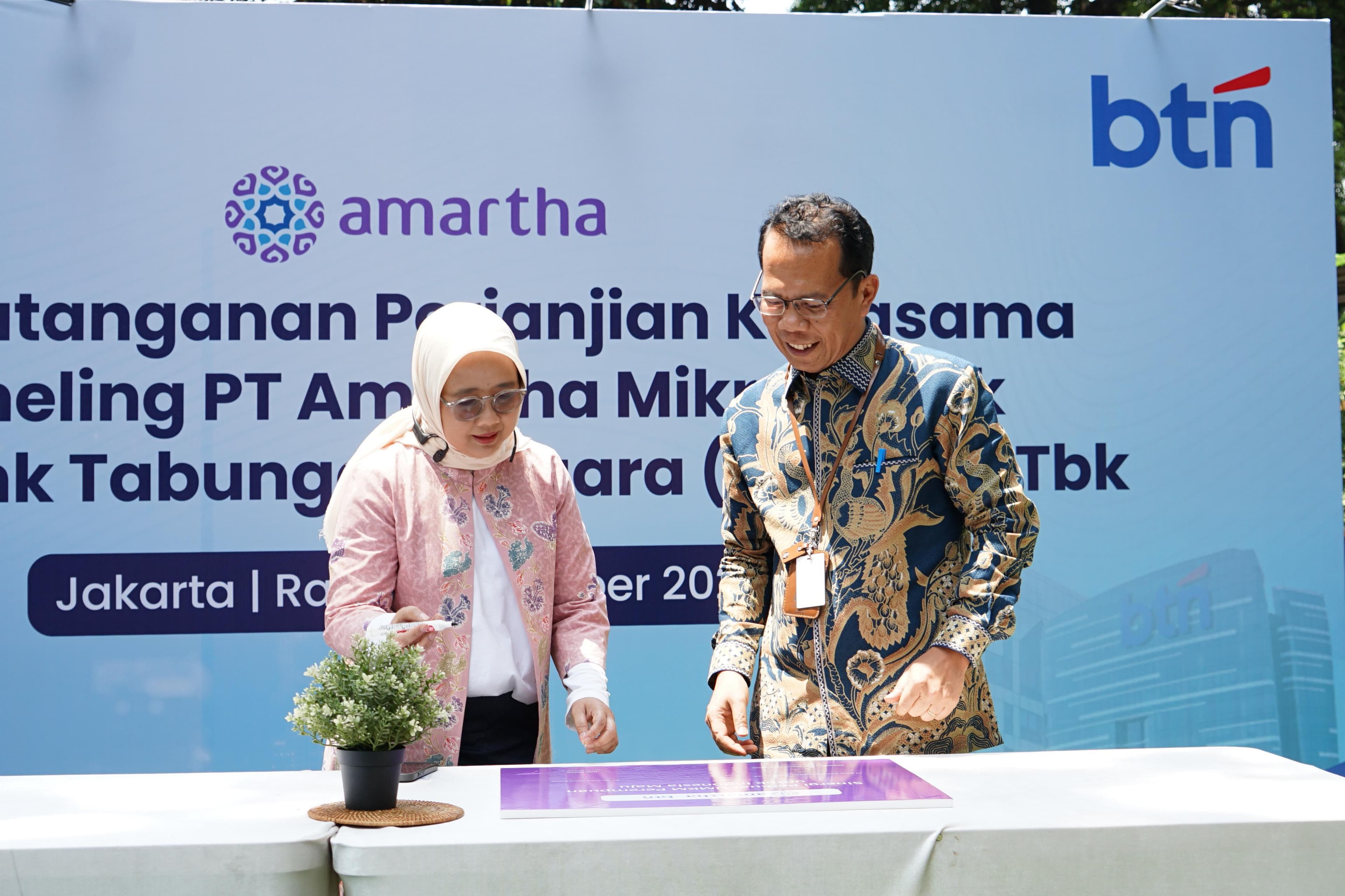 BBTN Gandeng Amartha Perluas Jangkauan Pembiayaan Kredit UMKM