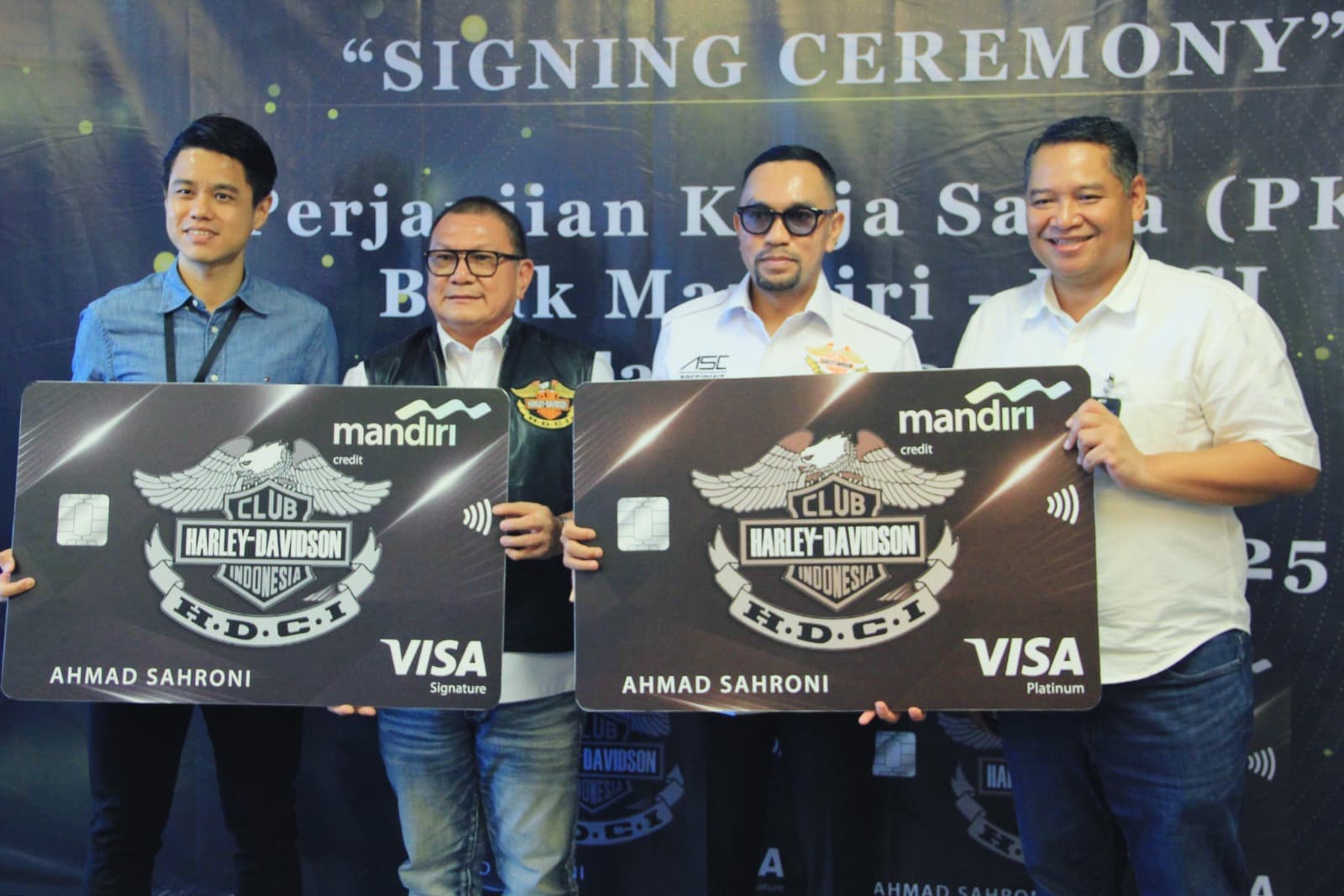Bank Mandiri Luncurkan Kartu Kredit Khusus untuk Harley Davidson Club Indonesia