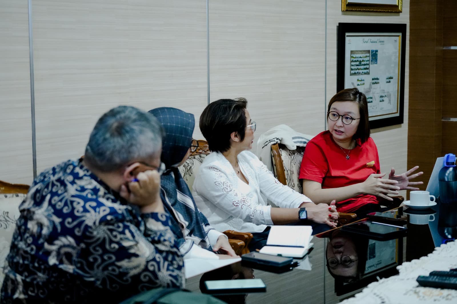 Wamenekraf Bahas Rencana Kolaborasi HUT TMII Tampilkan Ragam Subsektor Ekraf
