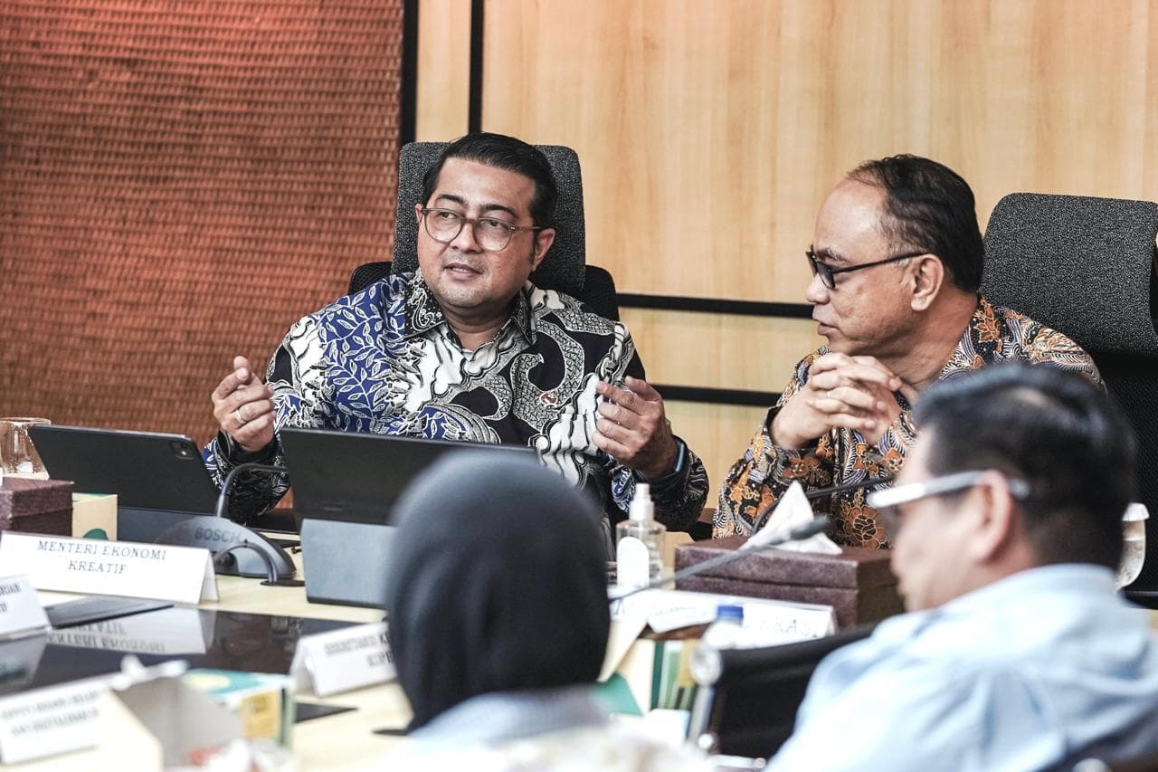 Menteri Ekraf dan Menkop Bahas Peluang Pengembangan Ekraf Berbasis Koperasi