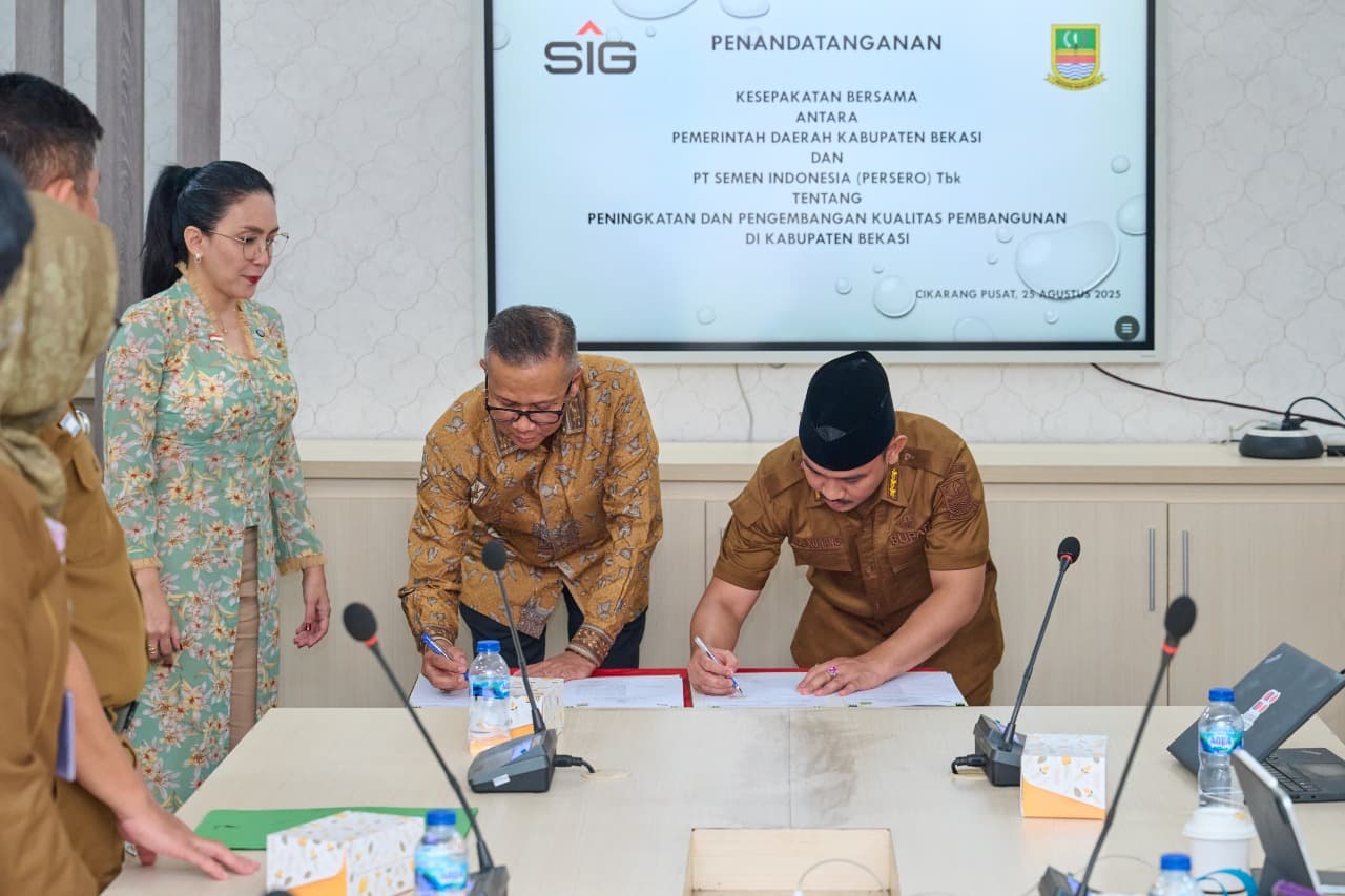 SIG Dukung Akselerasi Pembangunan Berkelanjutan Kabupaten Bekasi