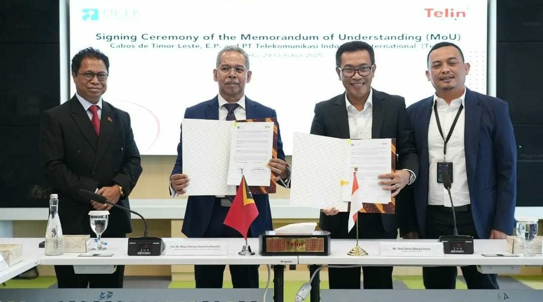 Telin dan Cabos de Timor-Leste, E.P. Tandatangani MoU Kerjasama Strategis