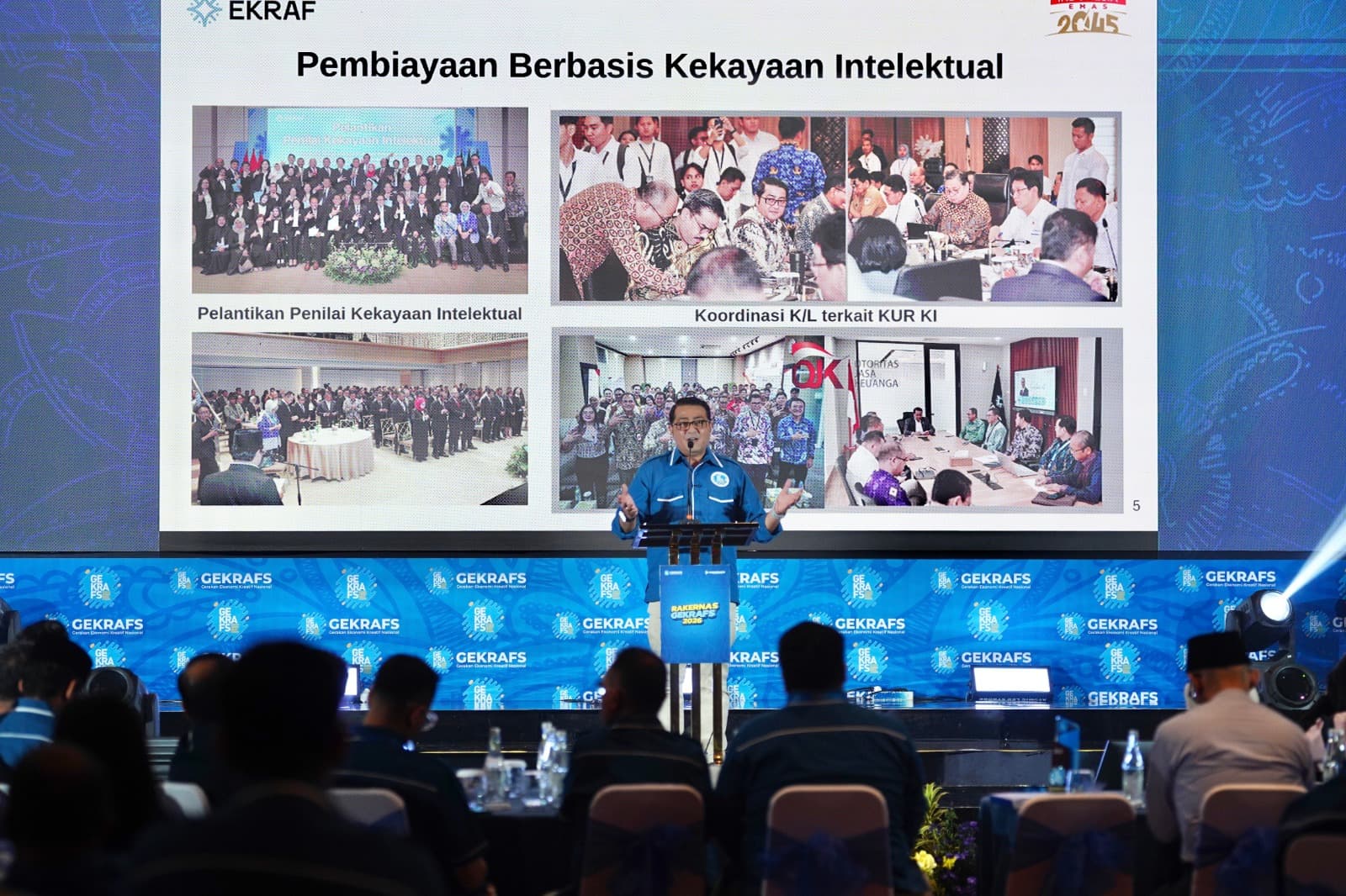 Menteri Ekraf Dorong Pembiayaan Ekraf Berbasis Kekayaan Intelektual