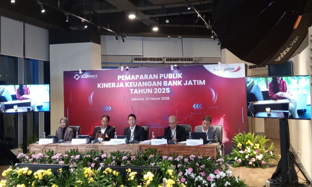 Naik 24,8 Persen, Laba Bersih Konsolidasi Bank Jatim jadi Rp1,62 Triliun
