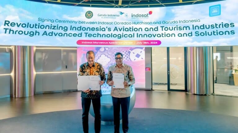 Indosat dan Garuda Indonesia Jalin Kolaborasi Strategis Dukung Transformasi Digital Industri Pariwisata dan Sektor Penerbangan