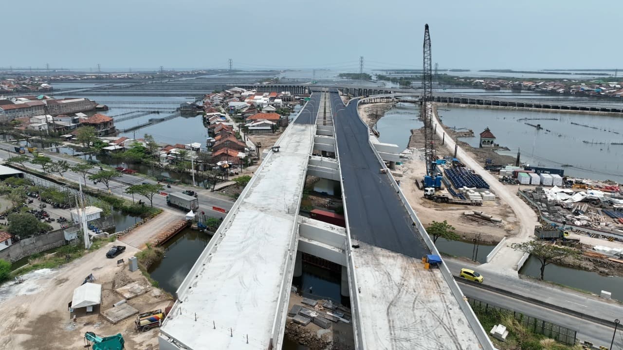 Pembangunan Jalan Tol Semarang-Demak Terus Dikebut, Progres Capai 52 Persen