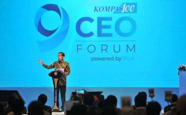 Pertumbuhan Ekonomi Tak Capai Target, Jokowi Minta Pelaku Usaha Tetap Optimis