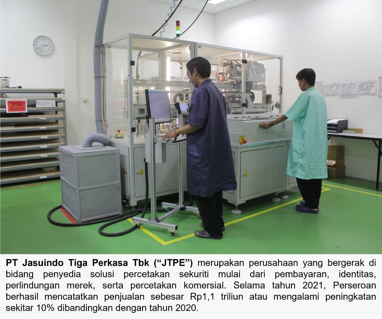 Laba Bersih JTPE Tumbuh 30 Persen di Tahun 2021