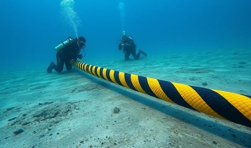Kabel Fiber Optik Bawah Laut SKKL Rising 8 Mulai Digelar