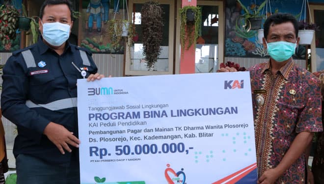 Sepanjang 2021, KAI Salurkan Dana Rp19 Miliar Untuk Program TJSL