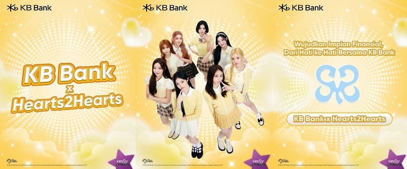 Bidik Kalangan Milenial dan Gen-Z, KB Bank Gandeng Hearts2Hearts sebagai Brand Ambassador