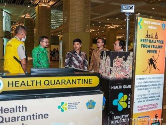 Kementerian Kesehatan dan Balai Besar Kesehatan Simulasikan Skenario Skrining Mpox di Bandara I Gusti Ngurah Rai
