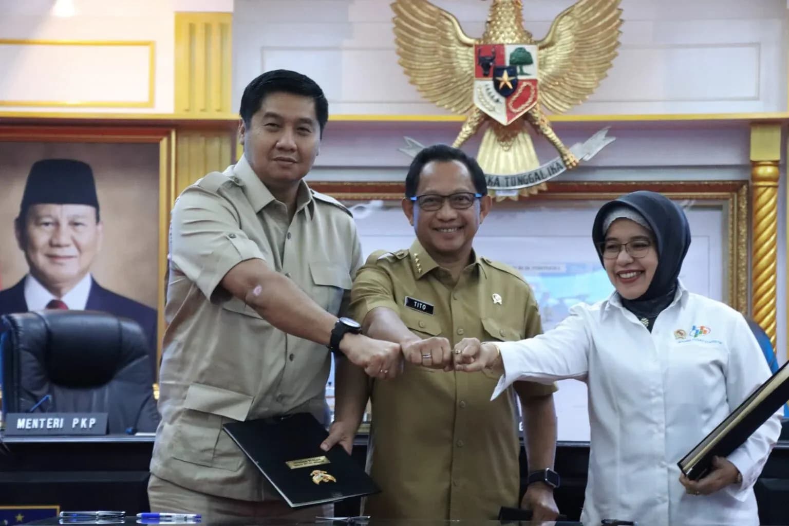 Kementerian PKP-Kemendagri dan BPS Perkuat Sinergi Pastikan Program BSPS Tepat Sasaran