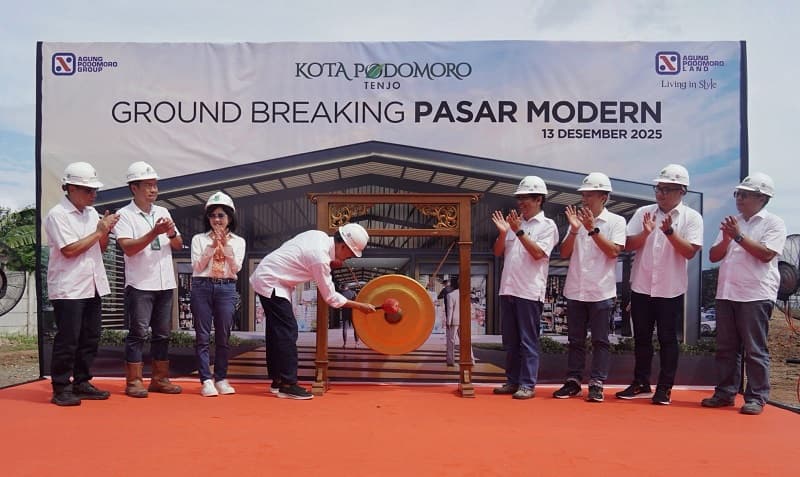Agung Podomoro Bangun Pasar Modern di Tenjo, 100 UMKM Siap Mengisi
