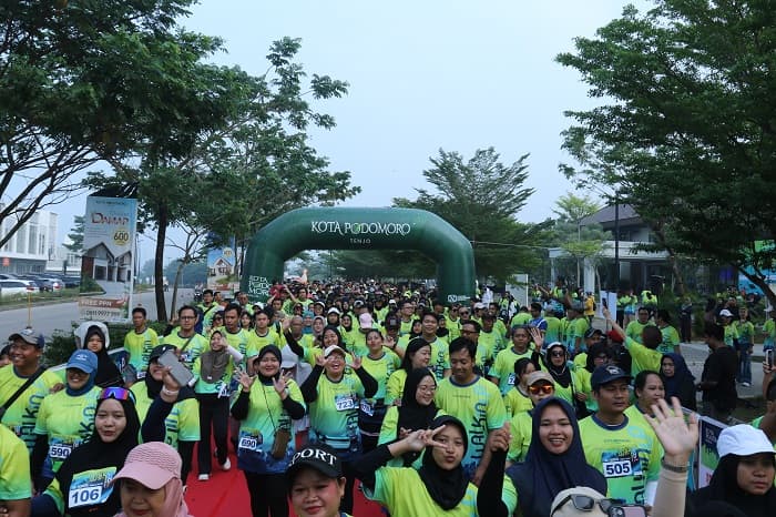 Agung Podomoro Bangun Kota Satelit yang Hidup lewat Funwalk dan Peresmian Podomoro Food Center Kota Podomoro Tenjo