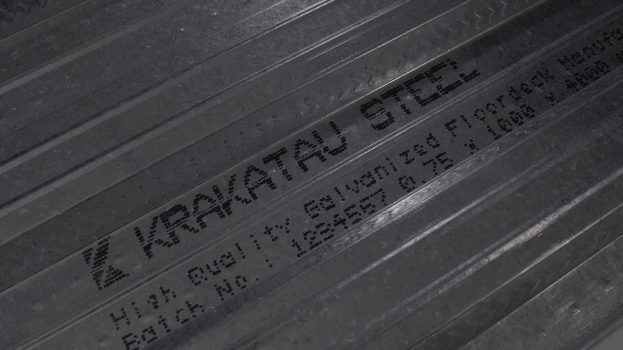 Wujudkan Hilirisasi, Krakatau Steel Rilis Produk Floordeck