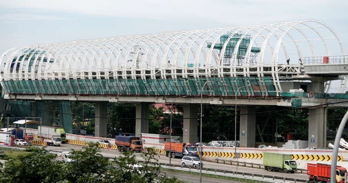 Siap-Siap, Awal September LRT Cibubur-Cawang Akan Di Uji Coba
