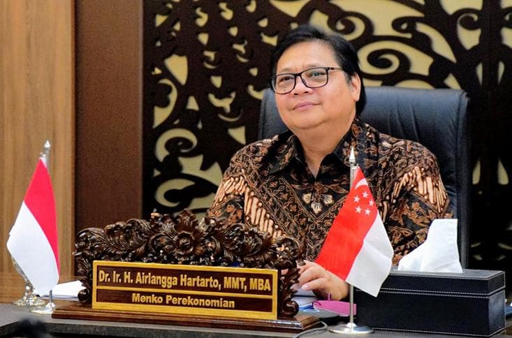 Menko Airlangga dan Menlu Singapura Bertemu Bahas Kerjasama Keuangan dan Ekonomi