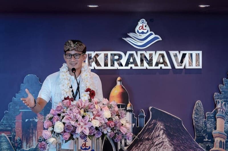 Dukung Pengembangan Pariwisata Bali, Sandiaga Uno Resmikan Kapal Kirana VII