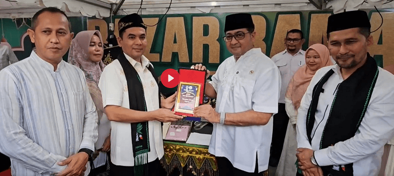 Buka Bazar Ramadhan di Aceh, Menekraf Ingin Mengaktivasi Merek Lokal Semakin Dikenal