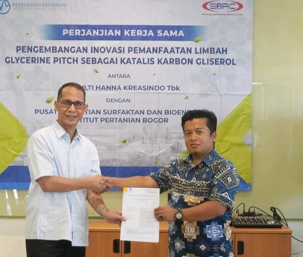 Multi Hanna Kreasindo Jalin Sinergi dengan Pusat Penelitian Surfaktan dan Bioenergi IPB University Kembangkan Inovasi Pemanfaatan Limbah Glycerine Pitch sebagai Katalis Karbon Gliserol
