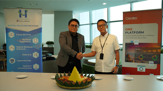 Entitas Anak Usaha Metrodata Jalin Kemitraan Strategis dengan Creatio