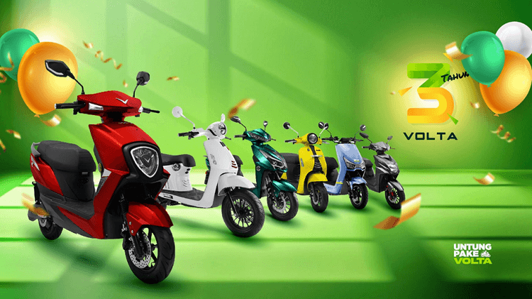 Rayakan 3 Tahun Perjalanan, Volta Luncurkan “Volta eX”, Motor Listrik dengan Desain Futuristik