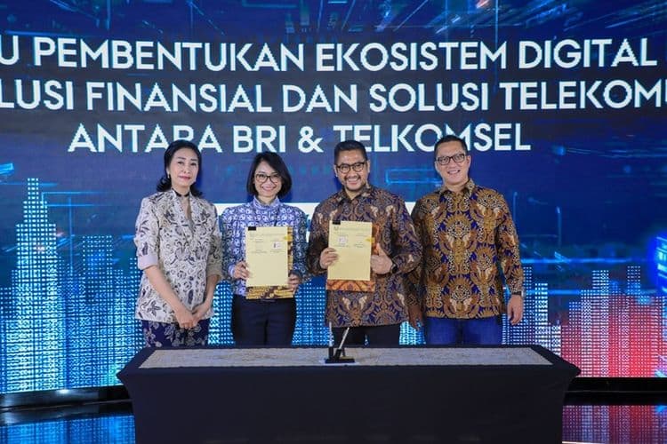 Sinergi BUMN: BBRI-Telkomsel Jalin Kerjasama dalam Penyediaan Ekosistem Finansial dan Digital Karyawan