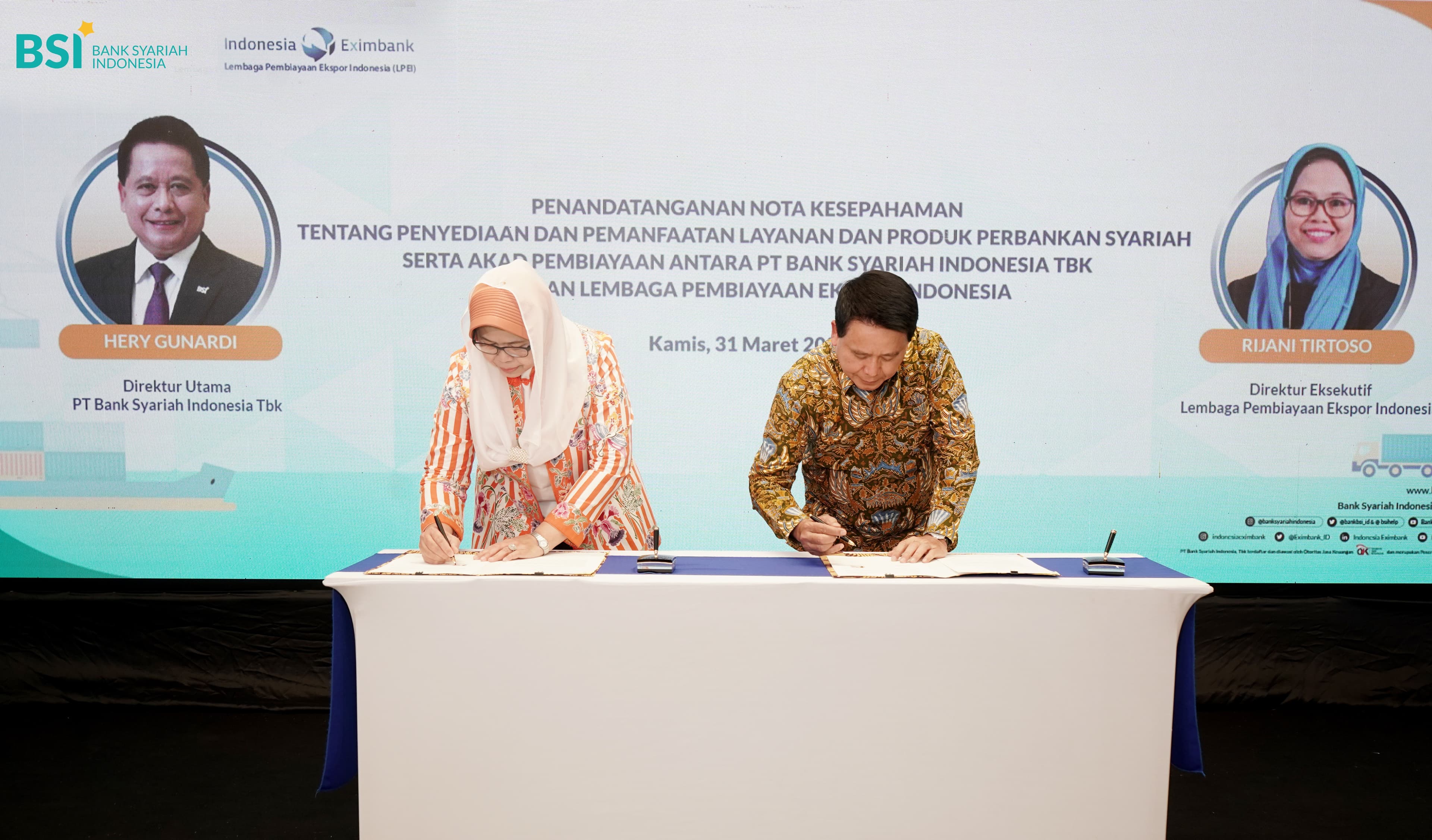 BSI Tawarkan Layanan Transaction Banking ke LPEI