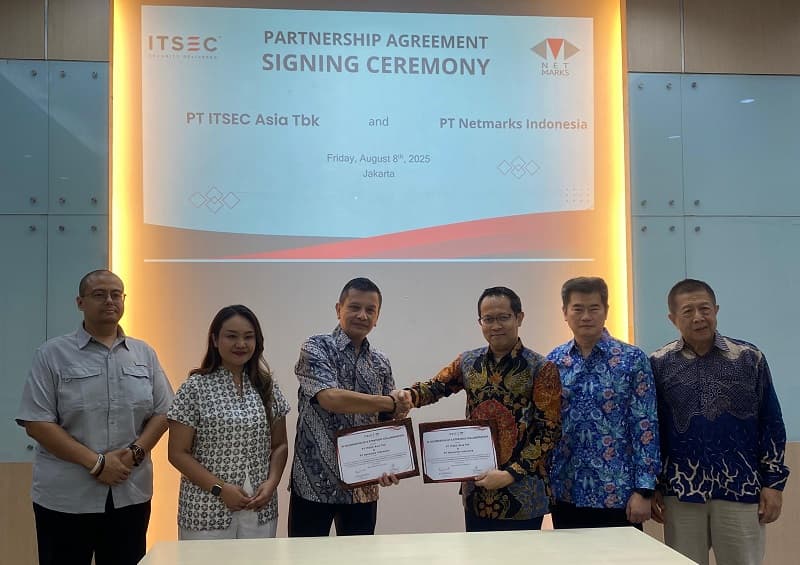 ITSEC Asia dan Netmarks Indonesia Resmikan Kemitraan Strategis untuk Memperkuat Solusi Keamanan Siber di Indonesia