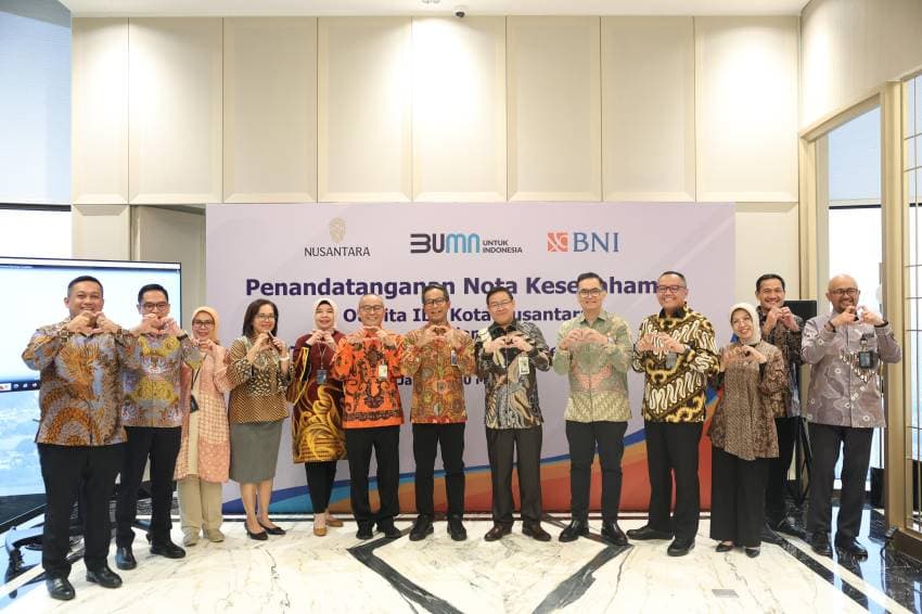Otoritas IKN dan BBNI Jalin Kerja Sama dalam Penyediaan Layanan Jasa Perbankan di IKN