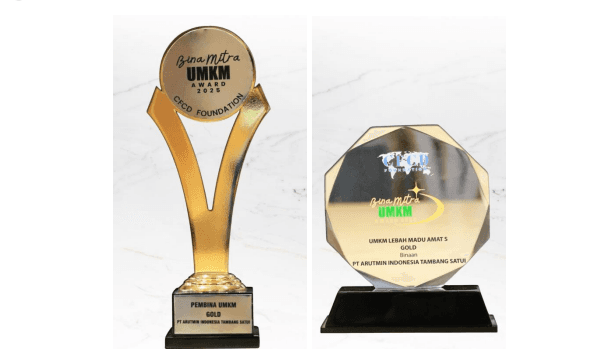 Arutmin Raih Dua Penghargaan Bina Mitra UMKM Award 2025