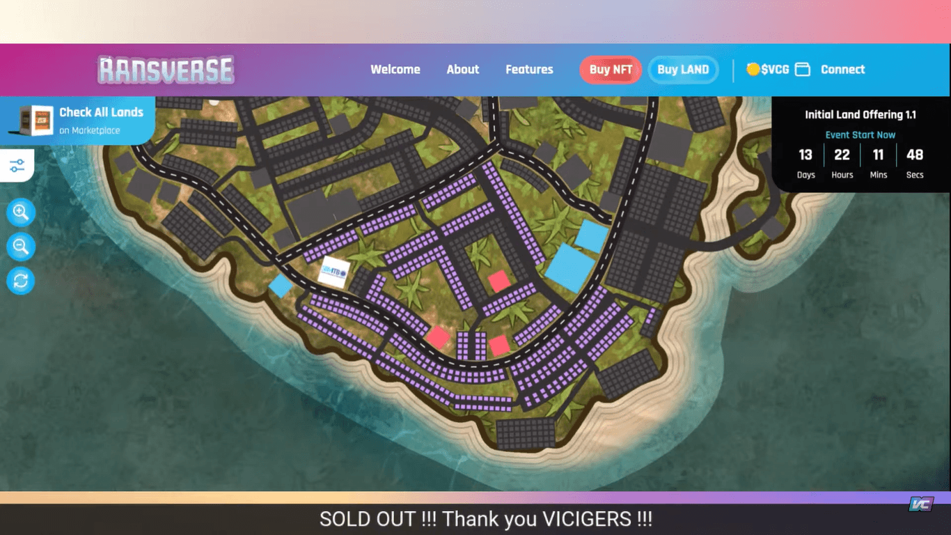 RansVerse Berhasil Jual Ratusan Lahannya dalam 35 Menit