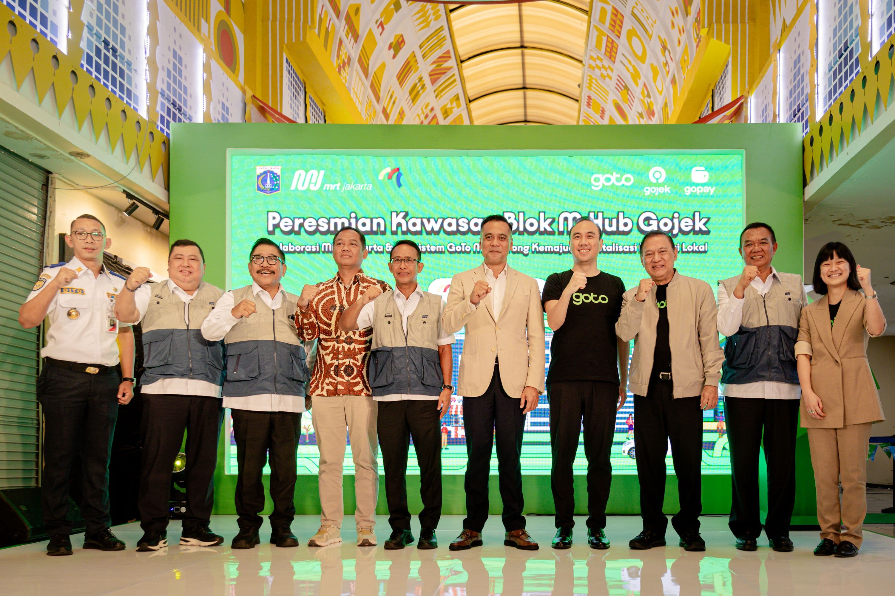 GoTo Gandeng MRT Jakarta Hadirkan Blok M Hub Gojek untuk Mendorong Ekonomi Lokal