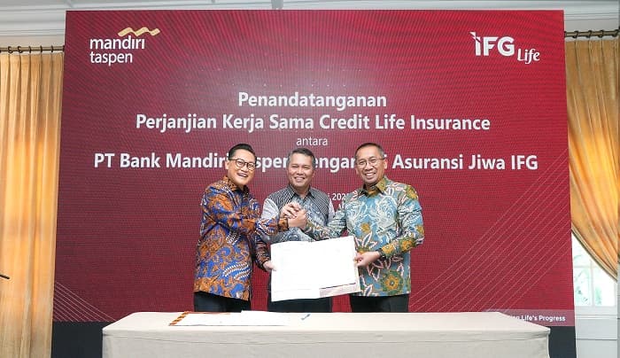 IFG Life dan Bank Mandiri Taspen Jalin Kerja Sama Pemasaran Produk Asuransi Jiwa Kredit