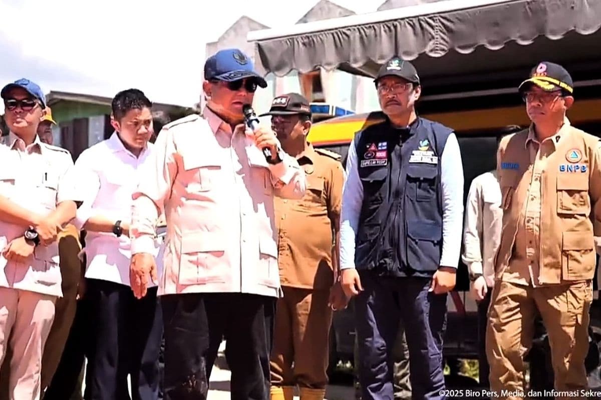 Janji Prabowo kepada Korban Banjir di Sumatra