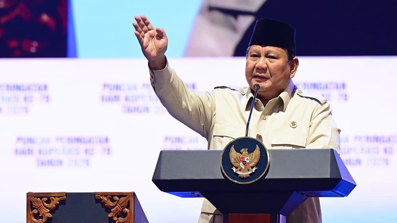 Harkopnas 2026, Prabowo Sebut Koperasi Bisa Memperkuat Perekonomian Nasional