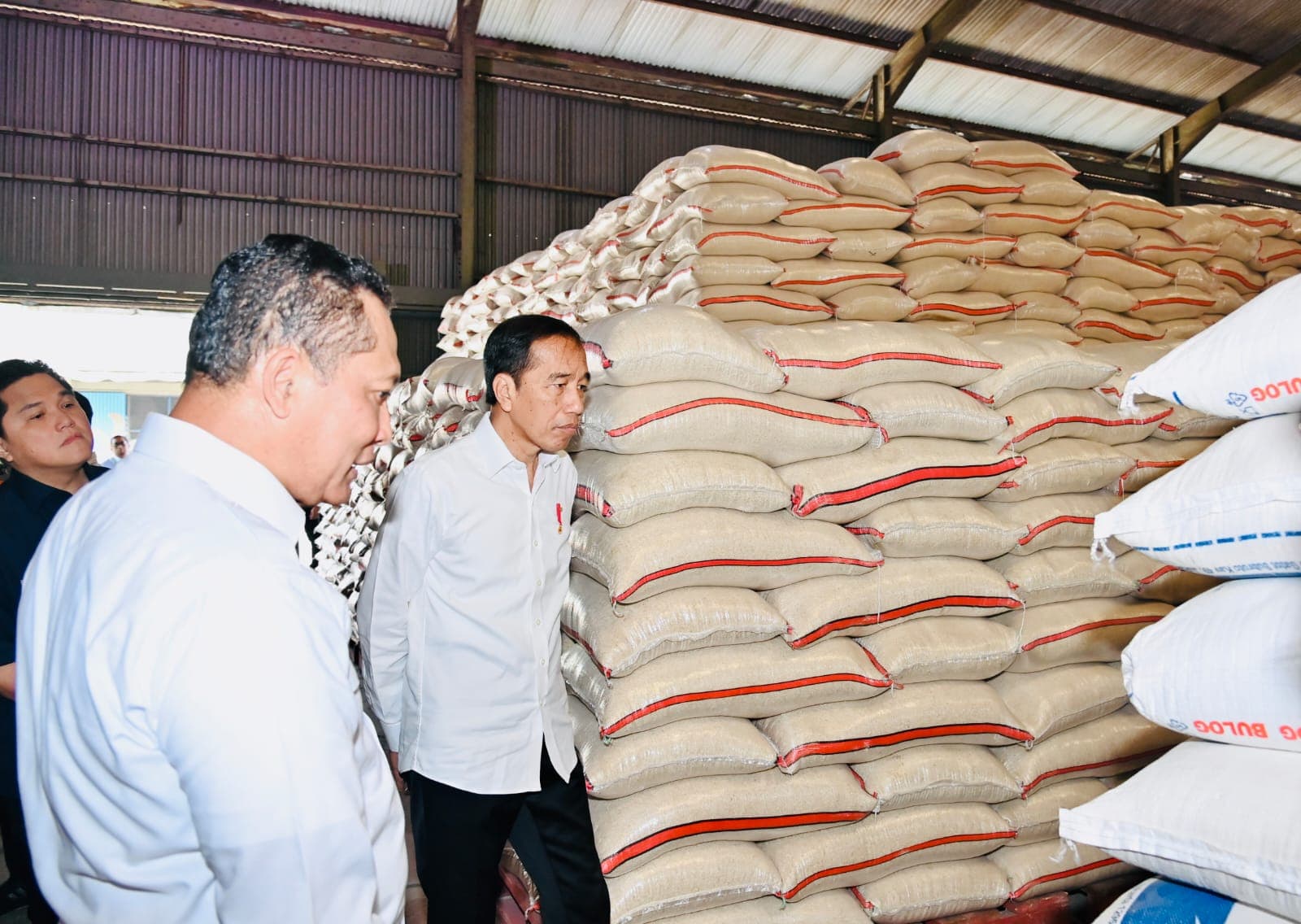 Presiden Tinjau Ketersediaan Stok Cadangan Beras Pemerintah