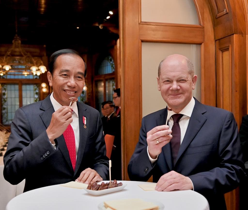 Presiden Jokowi Gelar Pertemuan Bilateral dengan Kanselir Jerman Olaf Scholz