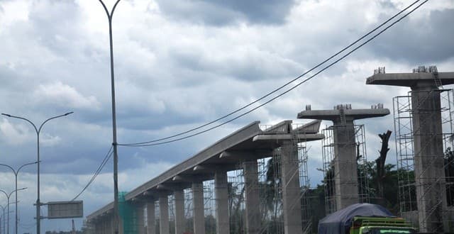 Sebanyak 10% Koridor LRT Cibubur-Cawang Selesai