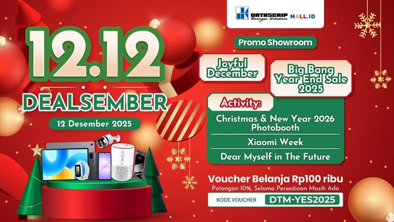 DatascripMall.ID Meriahkan Harbolnas dengan Promo 12.12 Dealsember