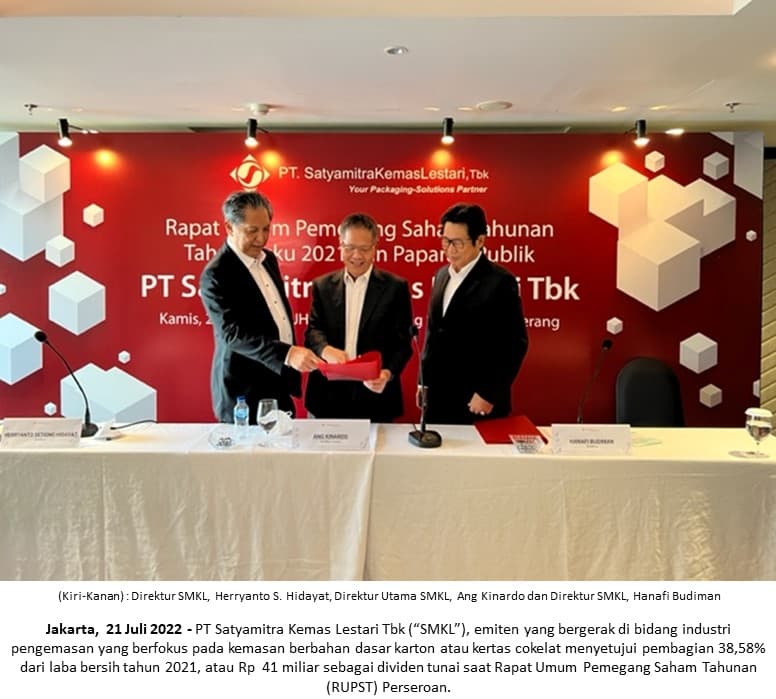 SMKL Bagikan Rp 41 Miliar Sebagai Dividen