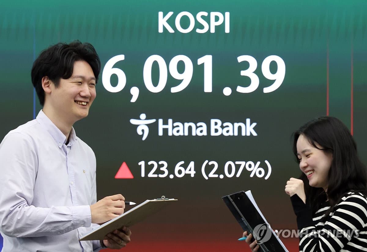 Indeks Kospi Melonjak 2,07 Persen