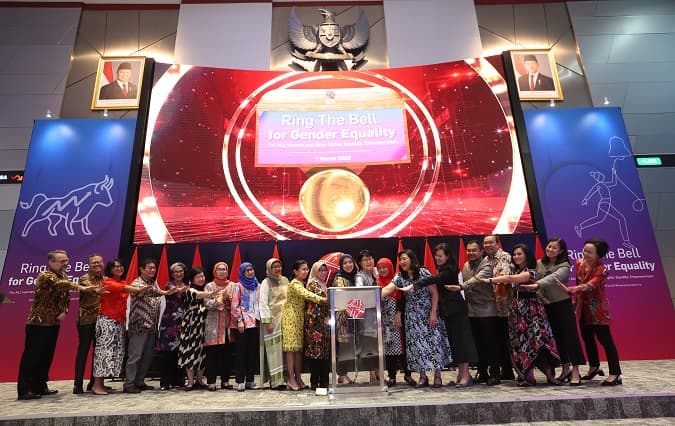 Ring the Bell for Gender Equality 2025 Serukan Pentingnya Mendukung Hak Perempuan untuk Mencapai Work-Life Integration