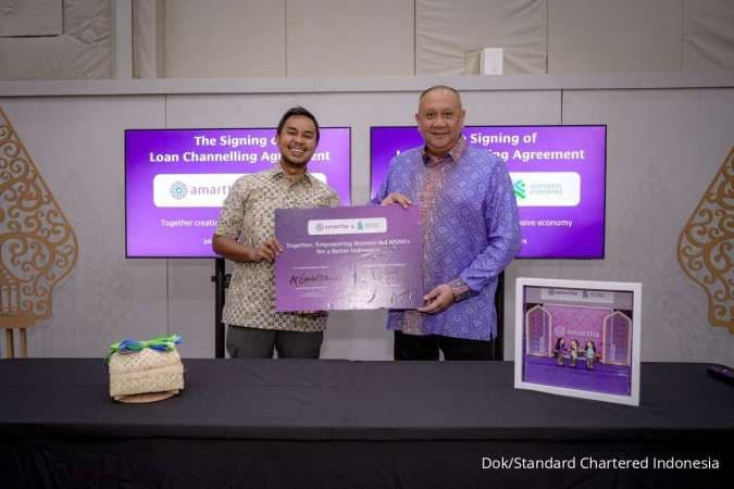 Standard Chartered Indonesia Jalin Kerja Sama Strategis dengan Amartha Senilai Rp 2 Triliun