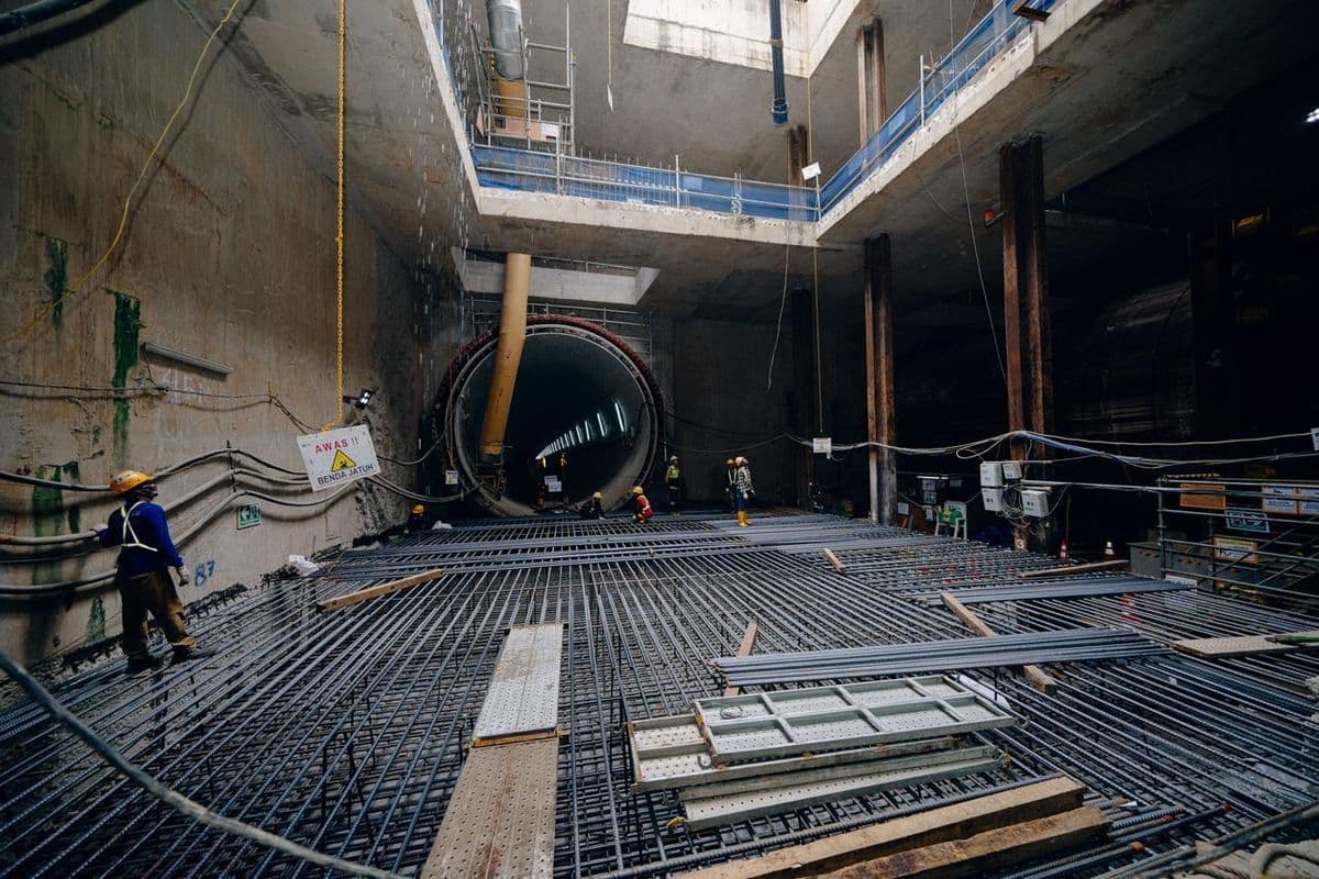 HK Tengah Garap Stasiun Bawah Tanah Glodok-Kota Tua, Target Rampung 2027