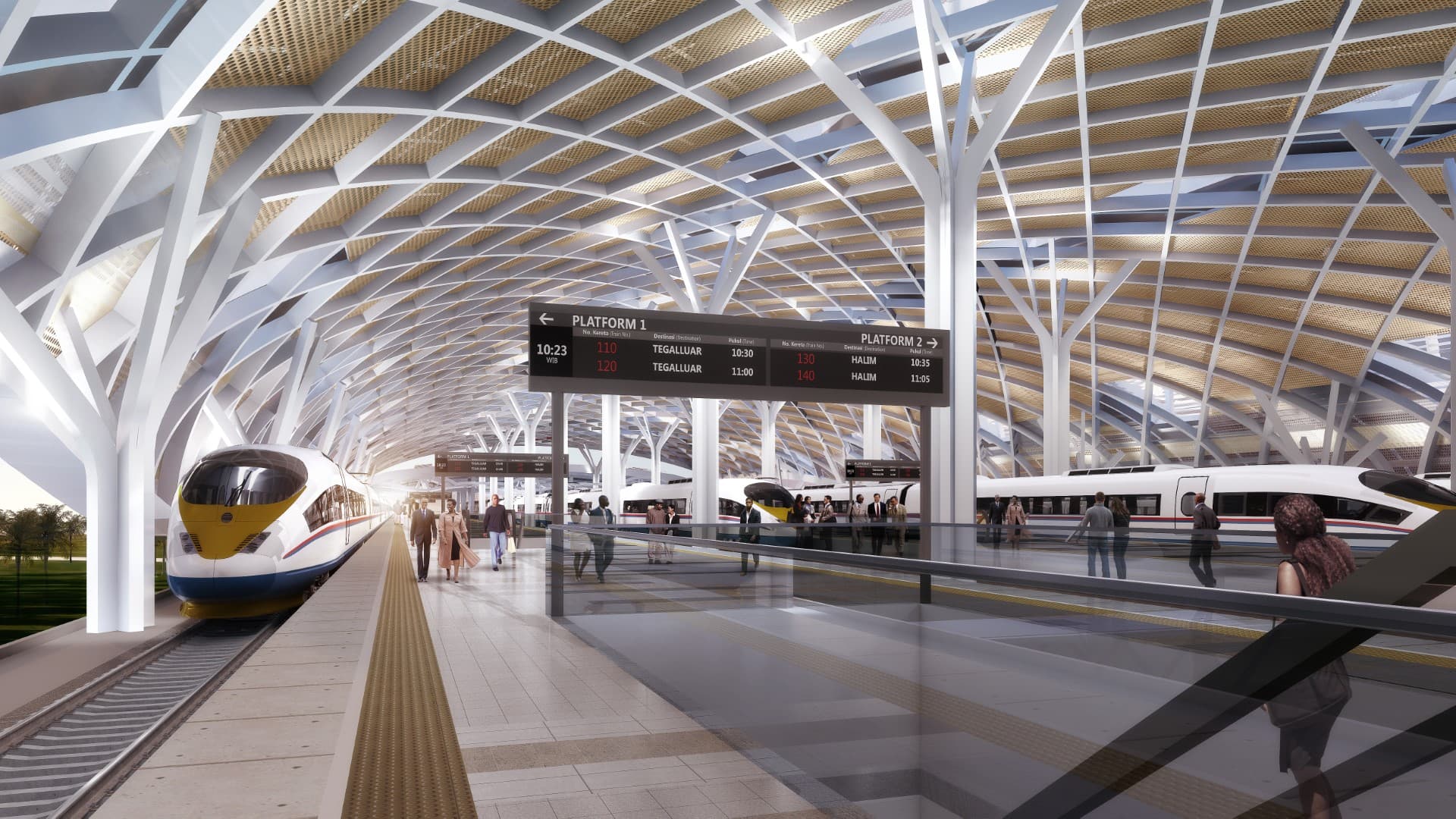 Pembangunan Stasiun Kereta Cepat Halim Ditargetkan Rampung Juni 2023