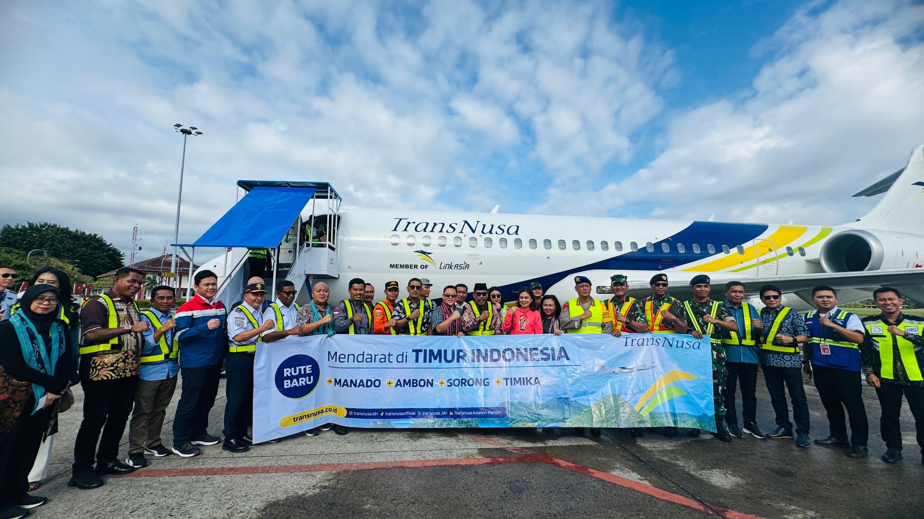 Dukung Pertumbuhan Ekonomi, TransNusa Buka Rute Baru Ambon-Sorong